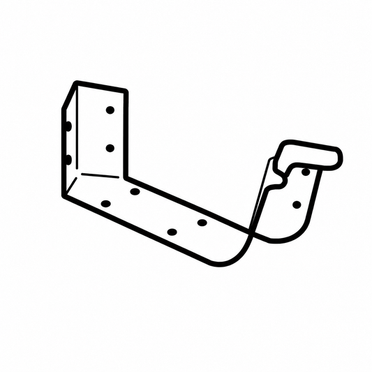 Internal cast angle 90° 125 Quad Gutter