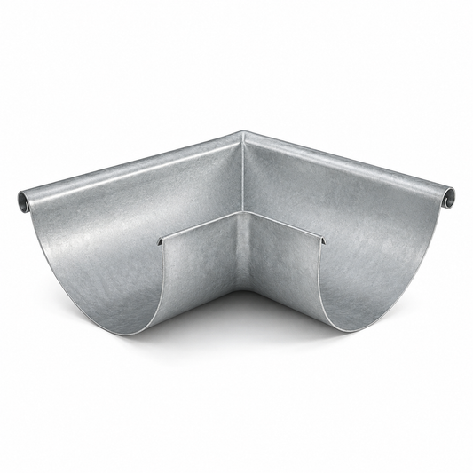 External Cast Angle 150 Roundline Gutter (Flatback)