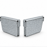 Stop ends (pair) FLAT BACK®