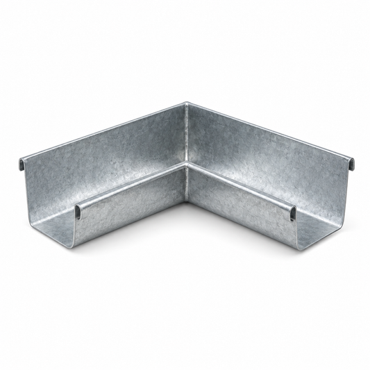 Internal 90° angle Low Front Quad Gutter
