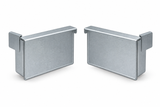Stop ends (pair) Squareline Gutter