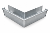 External cast angle 90° 150 Quad Gutter Low Front