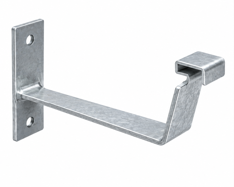 External clips Low Front Quad Gutter