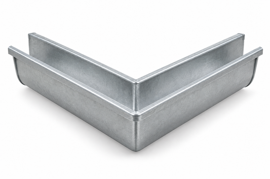 internal cast angle 90° 150 Quad Gutter Low Front