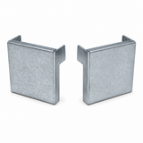 Stop ends (pair) Metroline Square Gutter