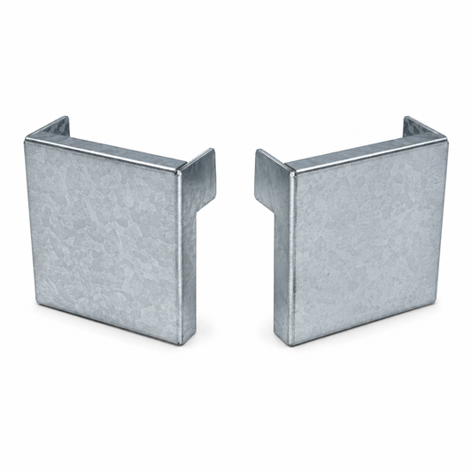 Stop ends (pair) Metroline Square Gutter